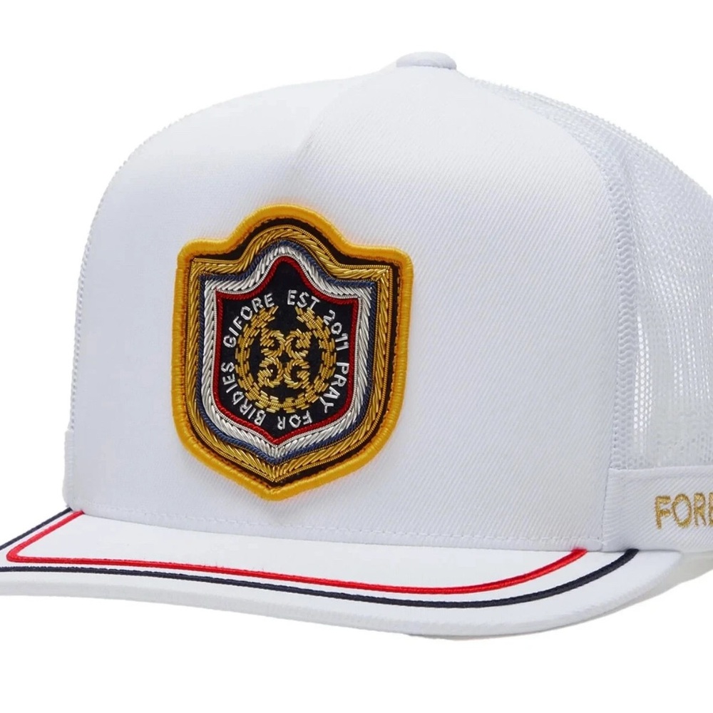 💕New G/FORE G’s Stretch Twill Snapback Baseball Golf Hat Cap SNO Color White